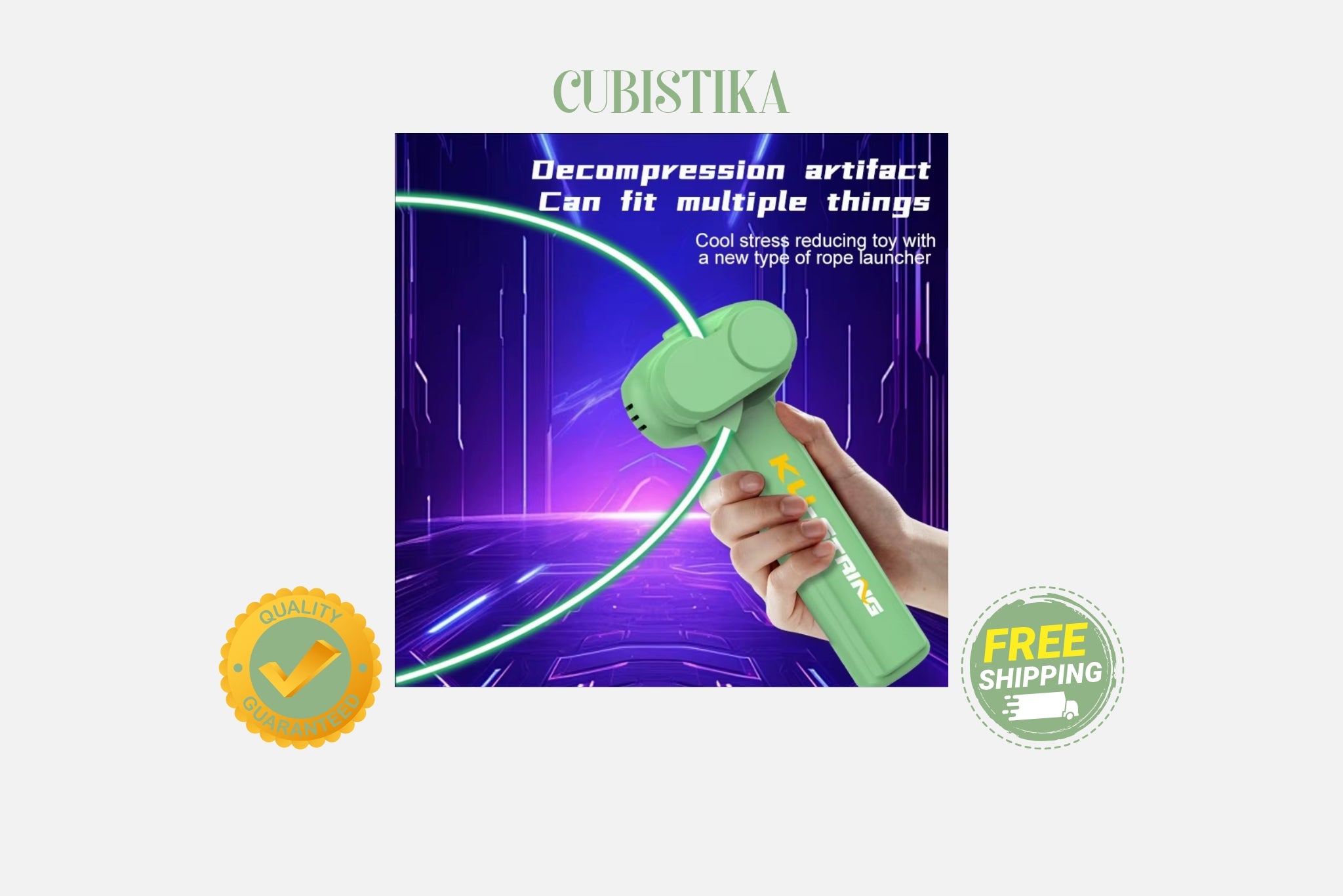 Glow-In-The-Dark Fun Electric Rope Thruster 🐱‍🚀