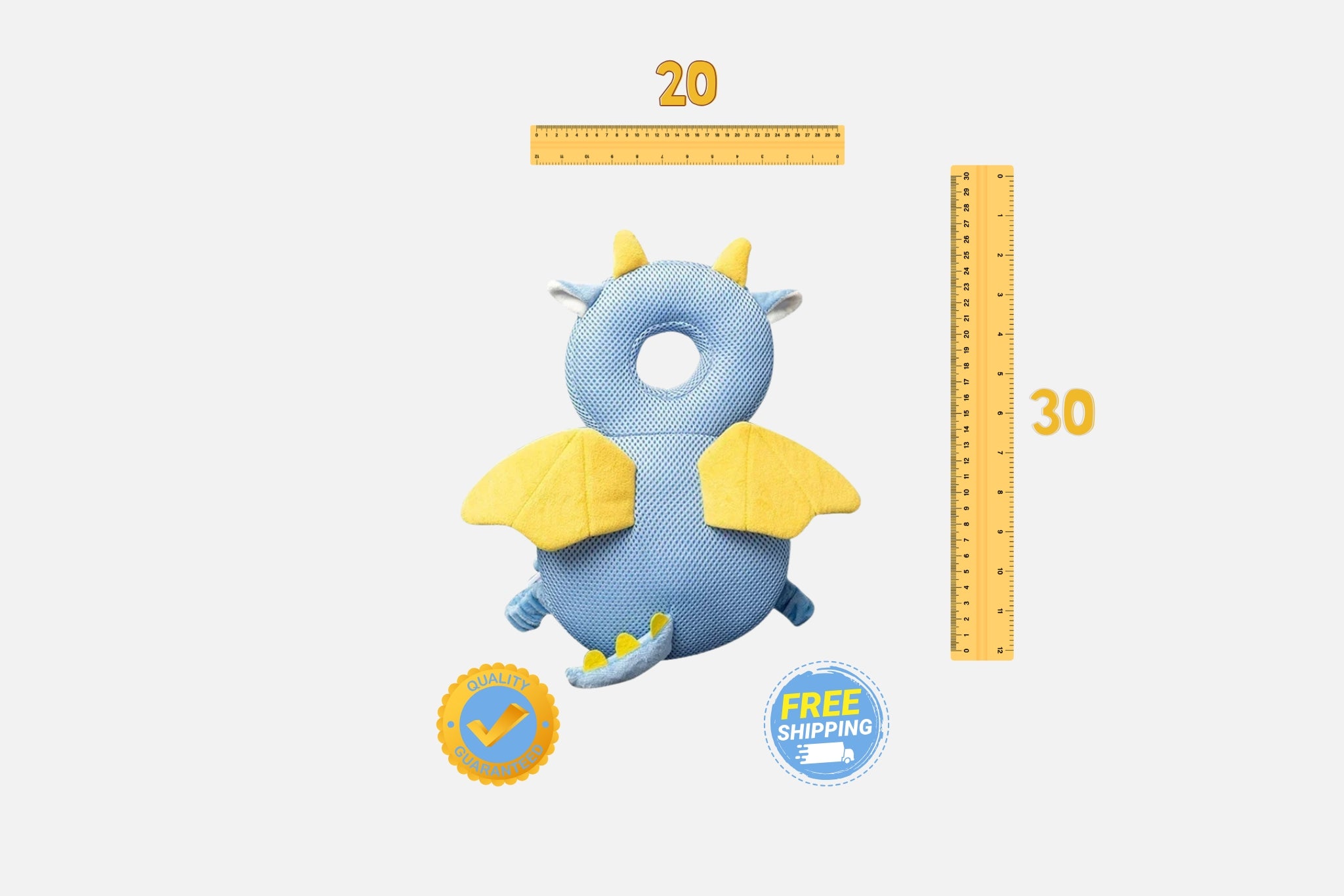 1-3T Toddler Baby Head Protector Safety Pad Cushion Back Prevent Injured Angel Bee Cartoon Security Pillows Protective Headgear