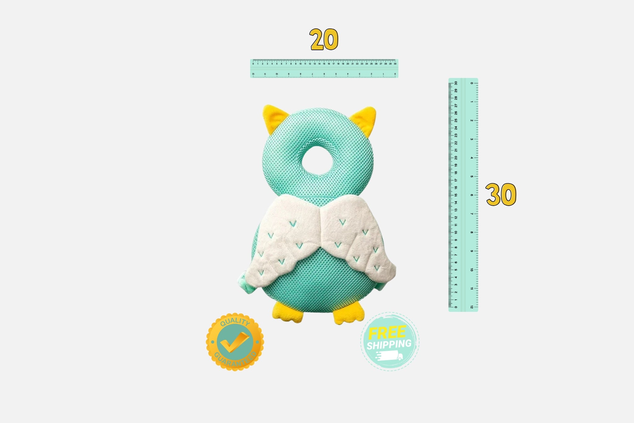 1-3T Toddler Baby Head Protector Safety Pad Cushion Back Prevent Injured Angel Bee Cartoon Security Pillows Protective Headgear